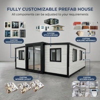 Maison modulaire extensible de haute qualité, maison préfabriquée miniature pour usage familial