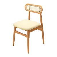 Ensemble table et chaises en bois massif de style japonais, structure métallique, mobilier de restaurant pour cafés commerciaux, boulangeries, restaurants de desserts
