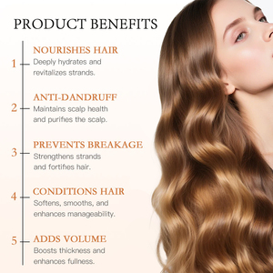 Shampoo réparateur en marque propre, biologique, naturel, végétalien, à l'huile d'argan, à l'eau de riz, à l'arbre à thé, pour la croissance des cheveux, soin des cheveux, shampooing et revitalisant - Product Image 6