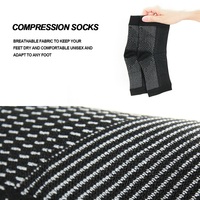 Chaussettes de compression personnalisées avec logo pour soulager les douleurs du tendon d'Achille et soutenir la voûte plantaire
