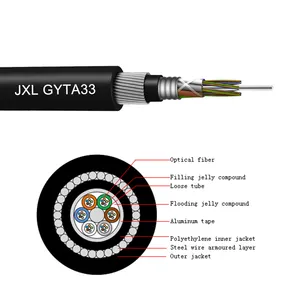 Factory Direct Sales GYTA33 Armoured Single Mode Submarine Fiber Optic Cable Underwater Double Armoured Optical Cable