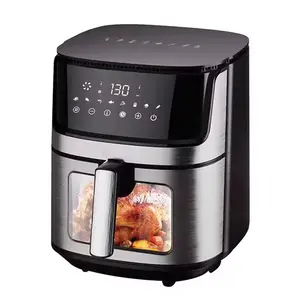 2024 Chine Low Price High Quality 6.5L 8L Multi Functional Toaster Oven Digital Turkey Hot Air Fryer Machine Cooker Without Oil