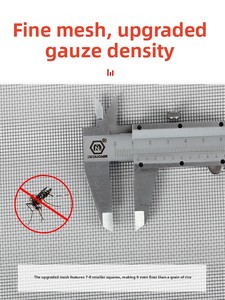 <span class=keywords><strong>Moustiquaire</strong></span> de fenêtre auto-adhésive sans perçage en polyester, fibre de verre et aluminium <span class=keywords><strong>pour</strong></span> la maison - Product Image 4