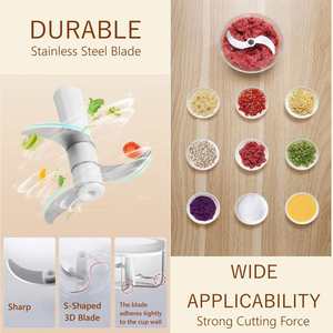Hot Selling Plastic Mini Manual Portable Garlic Chopper Masher Durable Vegetable Crusher for Household Outdoor Kitchen <b>Car</b> - Product Image 4