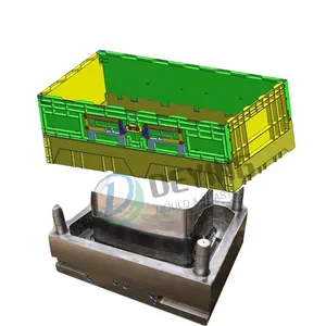 Folding crate Box Mold maker injection Crate Mould Plastic Crate Mold supplier