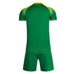 Kunden spezifisches Fußball trikot mit Logo und Zahlen Grünes Fußball trikot Jugend fußball trikot - Product Image 5