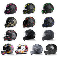 Casque de moto modulaire personnalisé pour homme et femme, casque intégral pour moto tout-terrain, motocross, toutes saisons