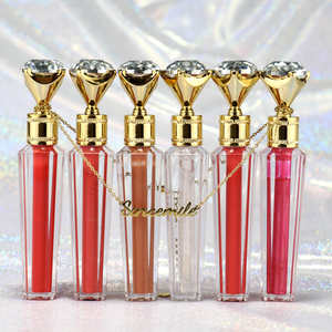 Luxurious Diamond Customizable Matte Long-Lasting Waterproof Cream <b>Lip</b> Gloss Mineral Ingredients Natural Vegan Formula - Product Image 2