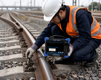 Equipo de Prueba Ultrasónica PAUT para Soldaduras de Rieles JZJ 7900