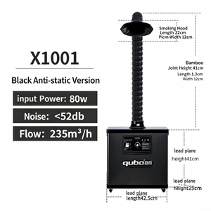 Purificateur de fumée ESD à double tête X1002ESD avec télécommande pour poste de soudage - Product Image 5