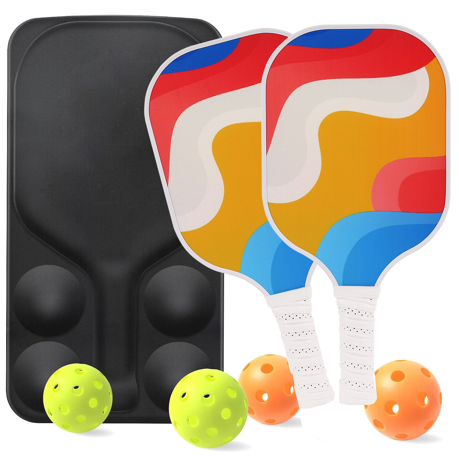 Highly Portable Neoprene Pickleball Racket Sling Bag With Shoulder Straps Pickleball Paddle Cover and Sleeve for Racket Storage