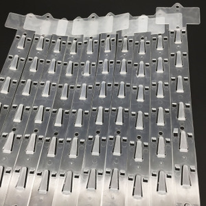 Hiplastics Merchandising Nhựa Treo Clip Strip Với S Hooks Có Thể Gập Lại Hiển Thị Cho Rack - Product Image 4