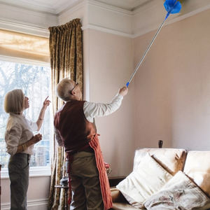 Vente chaude Multi Tête Long Poignée Plafond Accessoires Brosse Ventilateur Maison Microfibre Voiture Nettoyage Dusters - Product Image 2