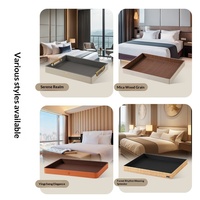 Plateau de décoration de chambre d'hôtel en cuir haut de gamme fait main, plateau de rangement pour tasses à thé sur mesure pour bar, KTV, club