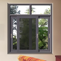 Puertas y Ventanas Corredizas de Aluminio con Doble Acristalamiento y Rotura de Puente Térmico Yuantai para Aislamiento Térmico en Cocinas y Sótanos de Villas