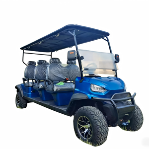 Nouveau modèle de voiturette de golf électrique 4 places au lithium pour parcours de golf et quartier - Product Image 1