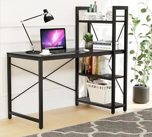 संपूर्ण बिक्री फैशन शीर्ष खाद कार्यकारी कार्यालय कंप्यूटर डेस्क, जो सर्वोत्तम गुणवत्ता वाली अलमारियों के साथ समायोज्य ऊंचाई - Product Image 4