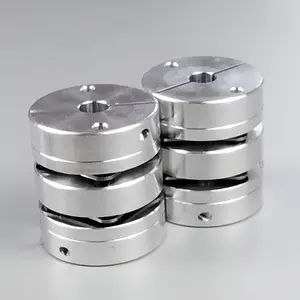 Golden Bridge DMPC Flexible Shaft Double Disc Coupling OD From 26mm To 104mm Double Disk Aluminum Hub Precise Couplings