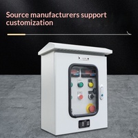 Armoire de contrôle et de distribution triphasée IP30 pour ventilateur et pompe à eau à double alimentation