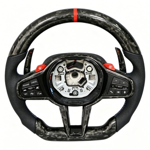 Volante de Fibra de Carbono Forjado CS Personalizado para <span class=keywords><strong>BMW</strong></span> F20 F36 <span class=keywords><strong>330i</strong></span> X6 F15 F82 M4 G05 G30 G80 - Product Image 2