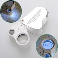 30X 60X LED Lighted Illuminated Jewelers Eye Loupe Jewelry Magnifier