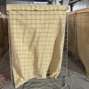 工場直販 簡単組み立て 溶接角型亜鉛メッキ鉄線製蛇籠砂袋 バスティオンバリア射撃防衛用 - Product Image 1