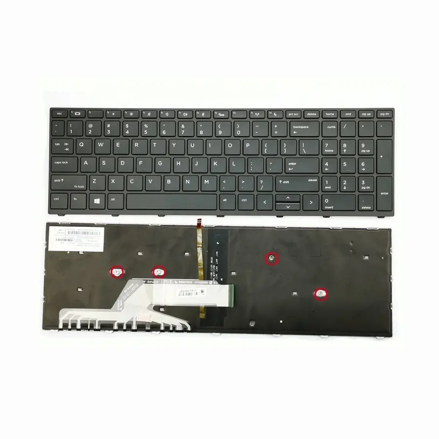 Tastiera del computer portatile per HP Probook 450 G5 455 G5 470 G5 serie