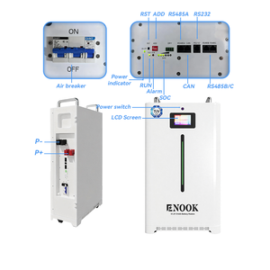 Batería <span class=keywords><strong>Enook</strong></span> Impermeable de 48V 51.2V 314Ah 15kWh 16kWh 16kW para Sistemas Fuera de la Red, Paquete de Baterías de Litio de 15kW - Product Image 4