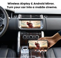 Interface CarPlay sans fil Android Auto Decord pour Land Rover/Jaguar 2017-2020 Harman 10.25'' Navigation Android Auto Airplay