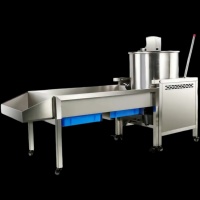 Nouvelle machine à popcorn à gaz 220V pour boulangeries et restaurants, revêtement uniforme à chaque fois