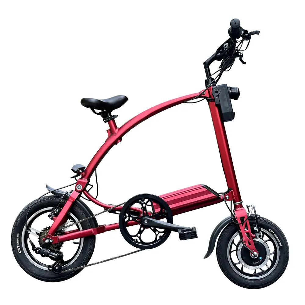 Lantu Ebike 중국 도매 12 인치 250w 모터 도시 접이식 전기 미니 자전거