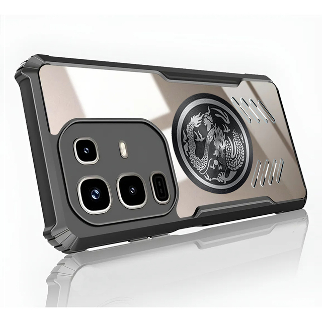 Heat Dissipation TPU PC Phone Case for Infinix Note 50 50S 50X 40 30 12 11 10 Pro Plus Note 8 7 Drop-resistant Breathable Cover