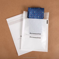 Sacs en papier glassine translucide biodégradables écologiques avec logo personnalisé en gros pour l'emballage de chaussettes et de vêtements