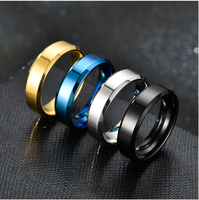 Neuheiten Hot Selling neuesten Goldringe Designs Unisex breite Ringe