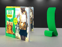 Stand d'exposition avec éclairage personnalisé 10*10 avec logo