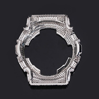 Boîtier de montre GMA S110 fait main en argent sterling 925 incrusté de moissanite – Bijou en vogue