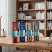 Nouveau design 2026 – Générateur d'eau hydrogénée portable à chargement USB, 300 ml, 5000+ ppb, matériau sans BPA, certifié CE/RoHS, ondes basse fréquence