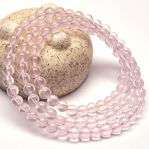 Bracciali in Cristallo <span class=keywords><strong>Rosa</strong></span> Naturale di Alta Qualità con Tre Anelli a <span class=keywords><strong>Stella</strong></span> in Quarzo <span class=keywords><strong>Rosa</strong></span> in Vendita - Product Image 3