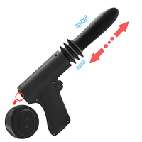 Automatischer Teleskop-Dildo Vibrator für Erwachsene, USB-Wiederaufladbar, Wasserdicht, Sex-Gun Dildo für Frauen, Männer, G-Punkt und Anale Masturbation