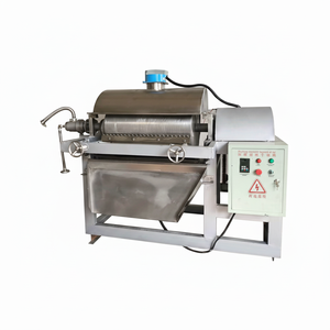 Séchoir rotatif continu professionnel pulpe de baies d'açai visqueuse Application de traitement des aliments Équipement de séchage de grattoir à tambour à noyau PLC - Product Image 1