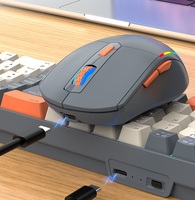 Factory Outlet Price Dual-mode Color Three Tone Keycap Wireless Keyboard Mouse Combo for Gaming Office Laptop