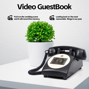 <span class=keywords><strong>Livre</strong></span> d'or vidéo Téléphone réception de mariage 1080p Vidéo et <span class=keywords><strong>audio</strong></span> Décoration de fête de mariage Téléphone <span class=keywords><strong>livre</strong></span> d'or pour mariage - Product Image 3