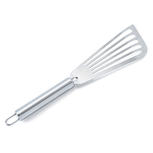 Spatule de cuisine en acier inoxydable à fentes pour retourner le poisson, la pâtisserie, les crêpes et les aliments grillés - Product Image 4