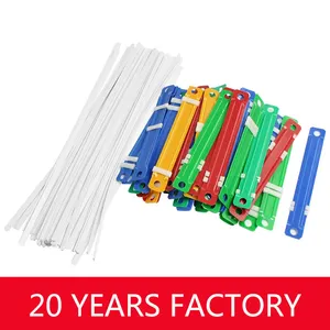 20年プロ工場自動生産カラフル5色プラスチックファスナー紙ファスナー