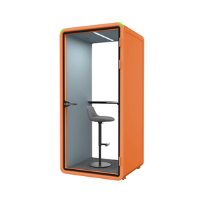 Cabine de bureau ergonomique individuelle insonorisée, cabine acoustique pour appels privés et travail - Product Image 2