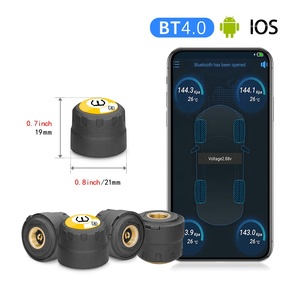 Sensores externos <span class=keywords><strong>TPMS</strong></span>, escáner de neumáticos inalámbrico BLE, soporte para teléfono móvil, nueva aplicación - Product Image 3