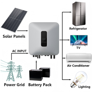 Gran Rendimiento, Venta Directa de Fábrica, Convertidor de Energía Híbrido Trifásico <span class=keywords><strong>XIPING</strong></span> HN6KS-AH2 de 6kW, IP65, Sin Transformador - Product Image 5