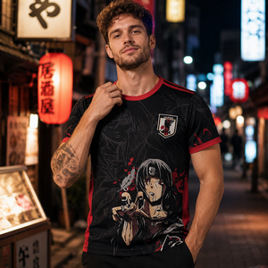 Camiseta de Fútbol de Secado Rápido para Hombre, Diseño 3D del Equipo de Japón, Cuello en V, Manga Corta, Uniforme Deportivo de Entrenamiento, Personalizable al por Mayor - Product Image 3