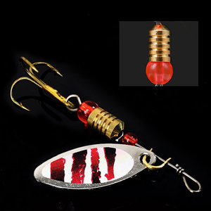 LUSHAZER 30 Pièces/Ensemble Leurres de Pêche Kit Spinnerbait avec Boîte Cuillère Métal Artificielle <span class=keywords><strong>pour</strong></span> Achigan <span class=keywords><strong>Truite</strong></span> - Product Image 6