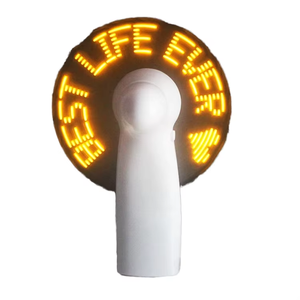 Mini Ventilatore Portatile a LED con Batteria, Luci Lampeggianti, Scritte Personalizzabili, Pubblicità Creativa, Supporta B T S BT21 - Product Image 2